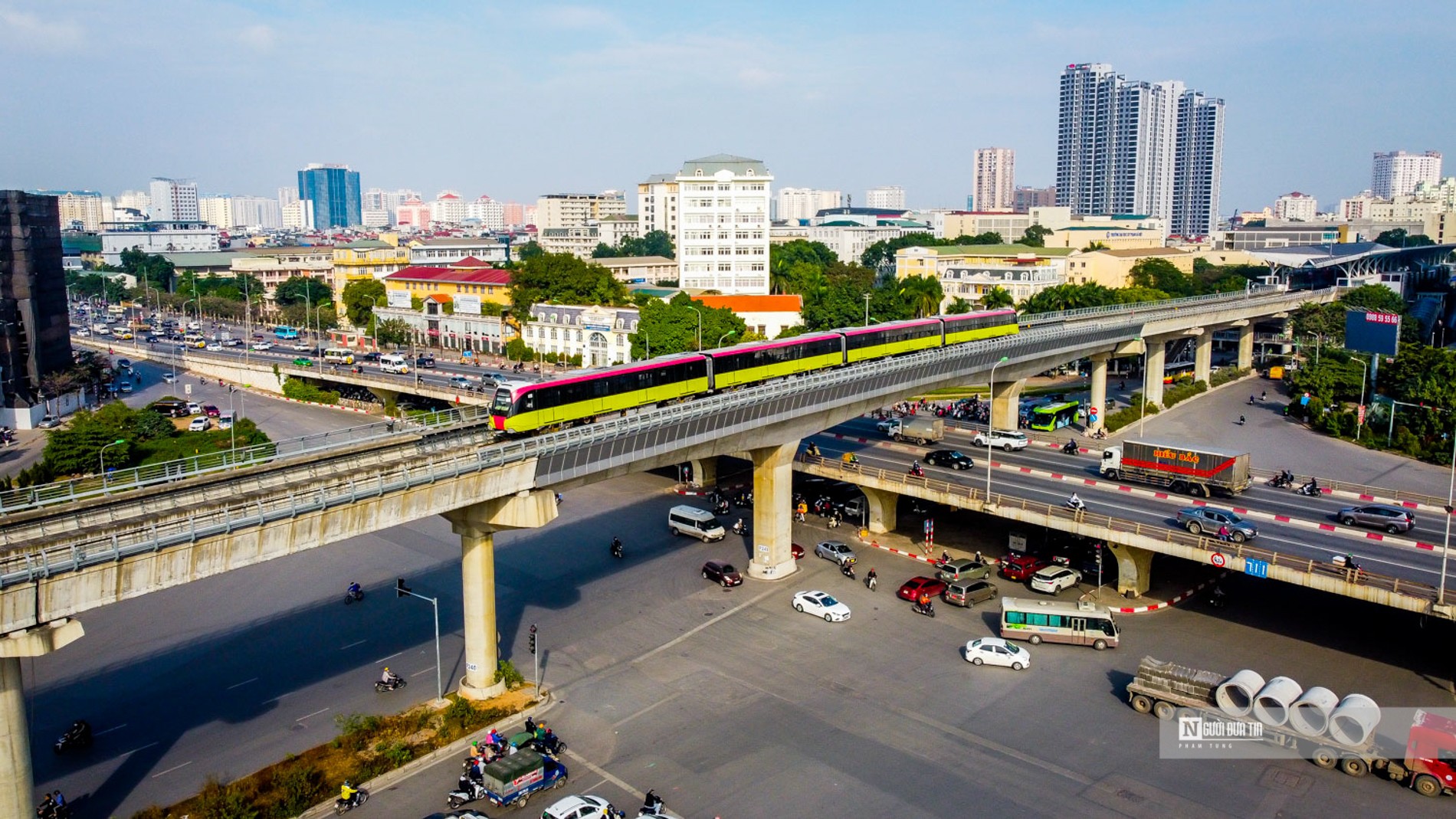 Dân sinh - Vận hành thử 8 đoàn tàu Metro Nhổn – ga Hà Nội để đo hiệu xuất (Hình 2).