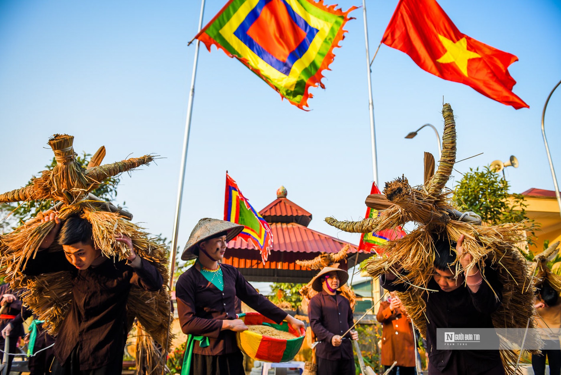 Dân sinh - Lễ hội trâu rơm, bò rạ - nét đặc trưng của cư dân lúa nước