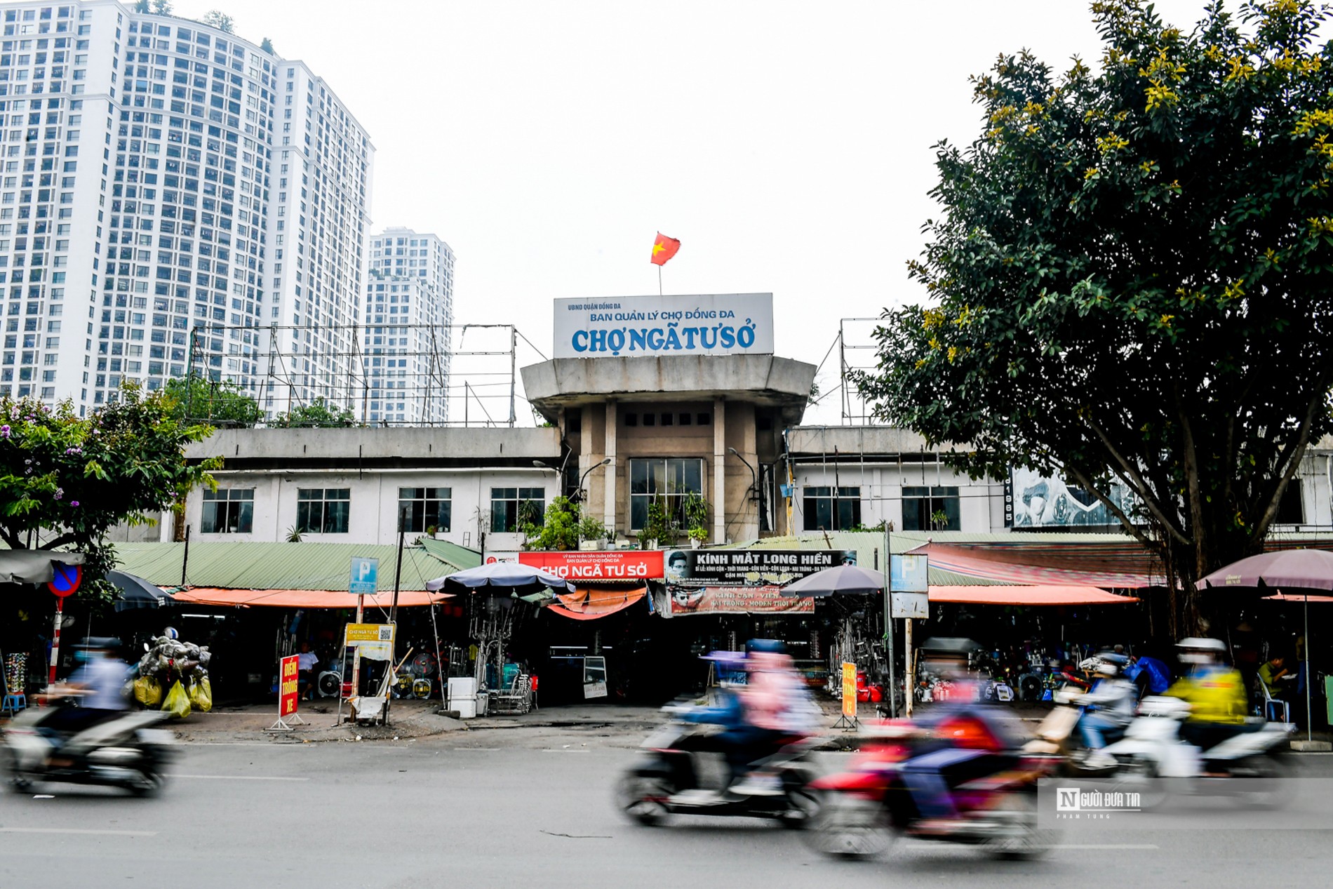 Dân sinh - Hà Nội: Nhếch nhác khu chợ Ngã Tư Sở, mất an toàn PCCC (Hình 2).