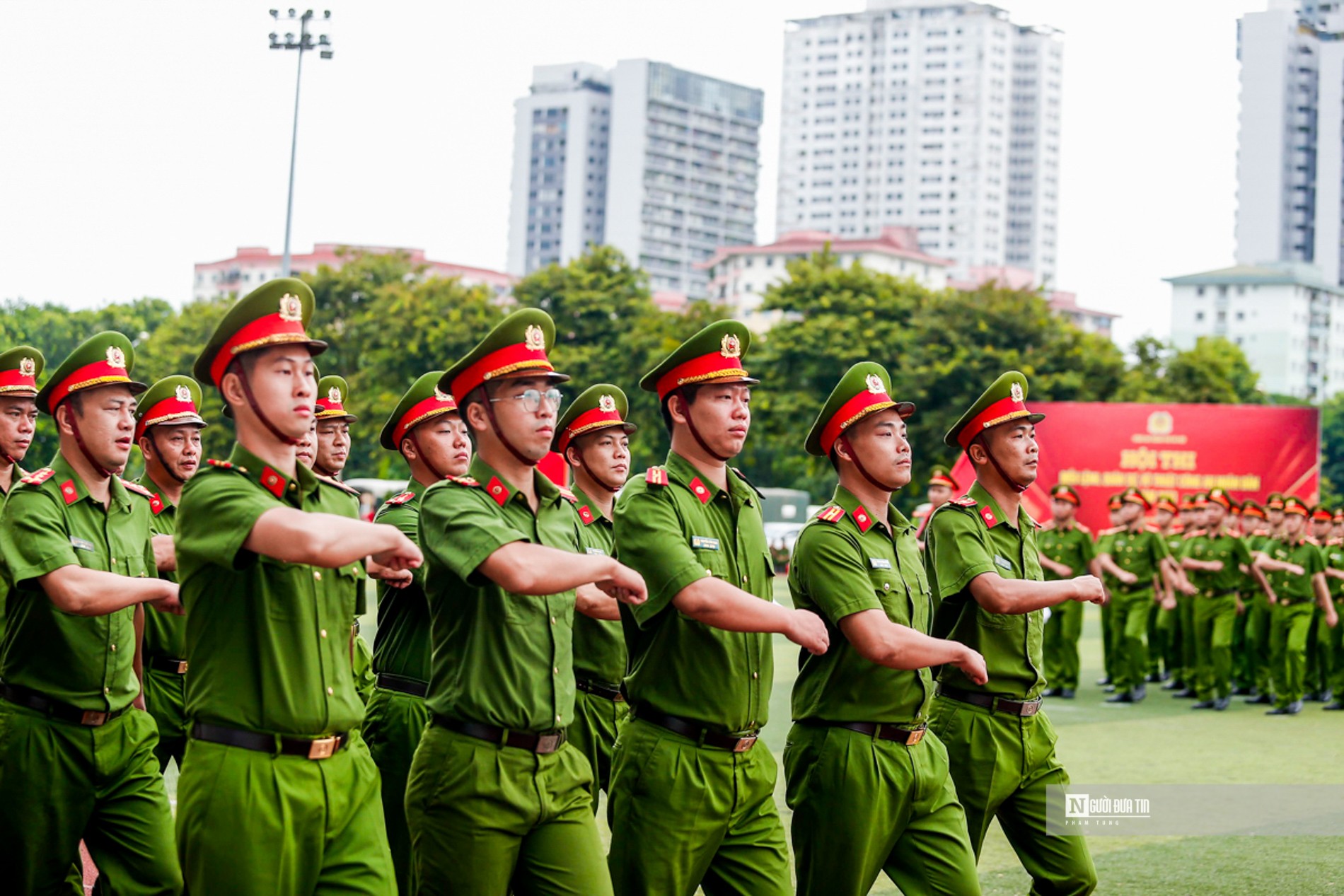 An ninh - Hình sự - Gần 500 chiến sĩ thi tài võ thuật, quân sự, điều lệnh Công an Nhân dân (Hình 3).