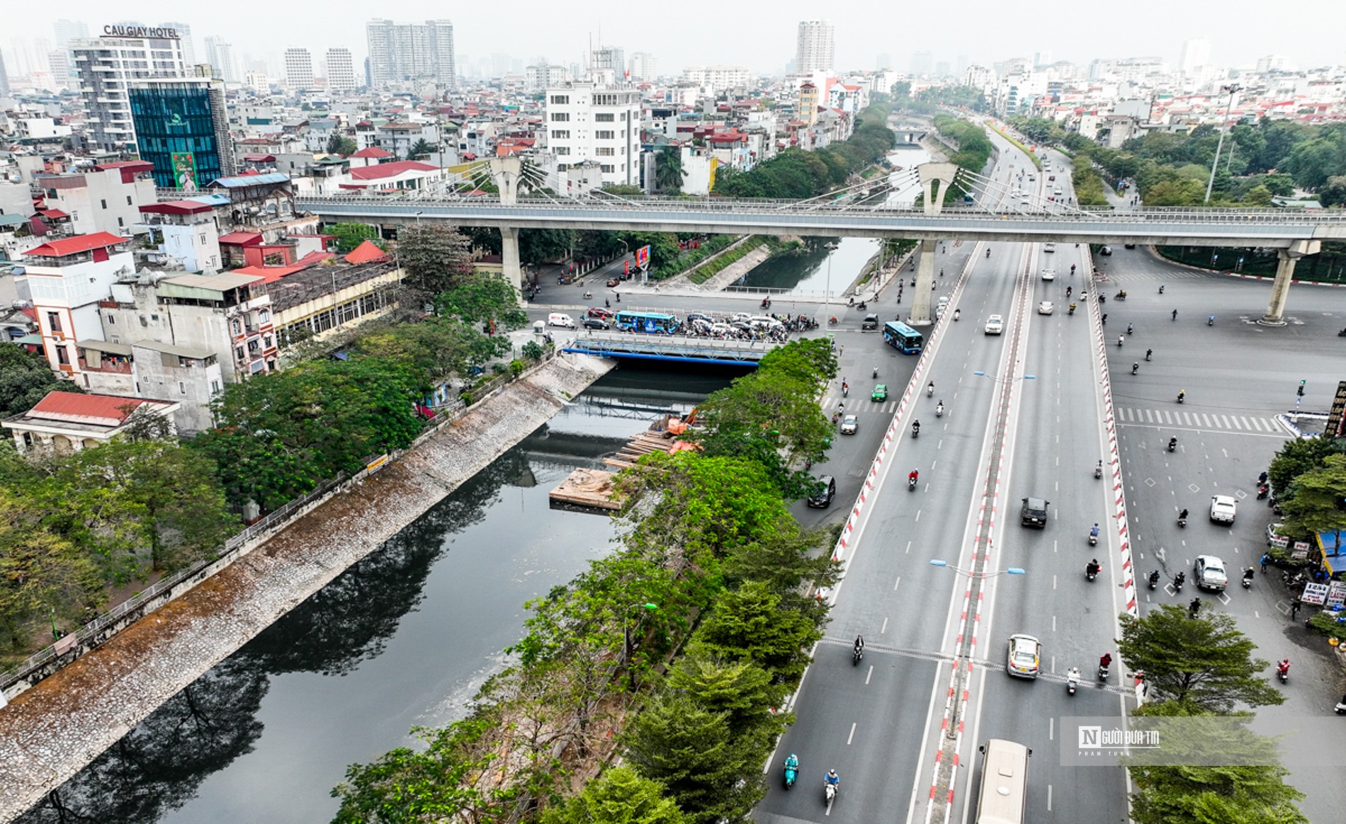 Dân sinh - Hiện trạng đoạn đường 3,44km được đề xuất làm với kinh phí 8.500 tỷ (Hình 4).