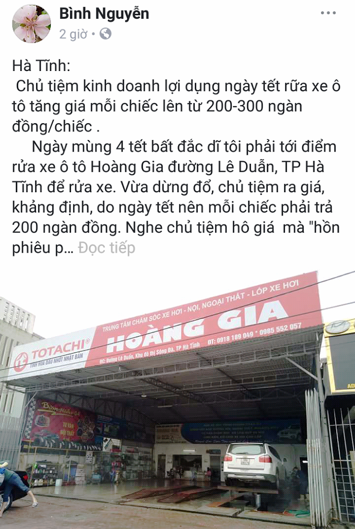 Cộng đồng mạng - Khách hàng 'choáng' trước phí rửa xe ô tô ngày Tết  