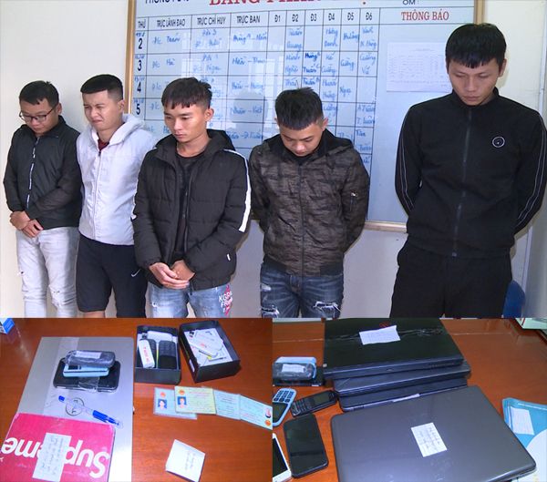 An ninh - Hình sự - Lừa đảo trúng thưởng xe SH qua Facebook, 5 đối tượng sa lưới công an Thanh Hóa