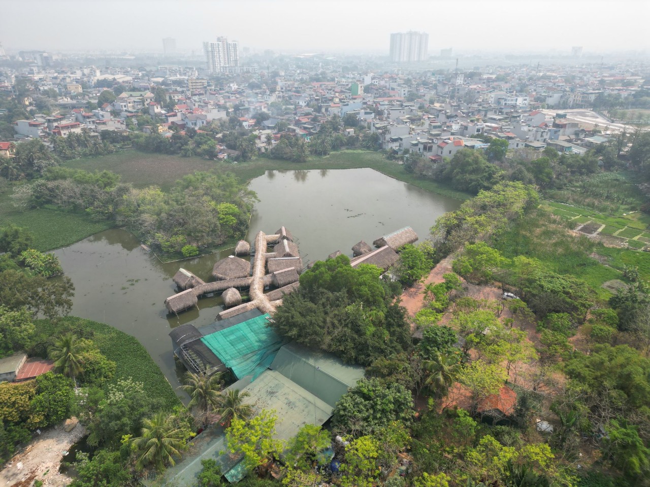 Dân sinh - Nhà hàng sinh thái “mọc” trên 3,1ha đất thủy sản giữa TP.Thanh Hóa