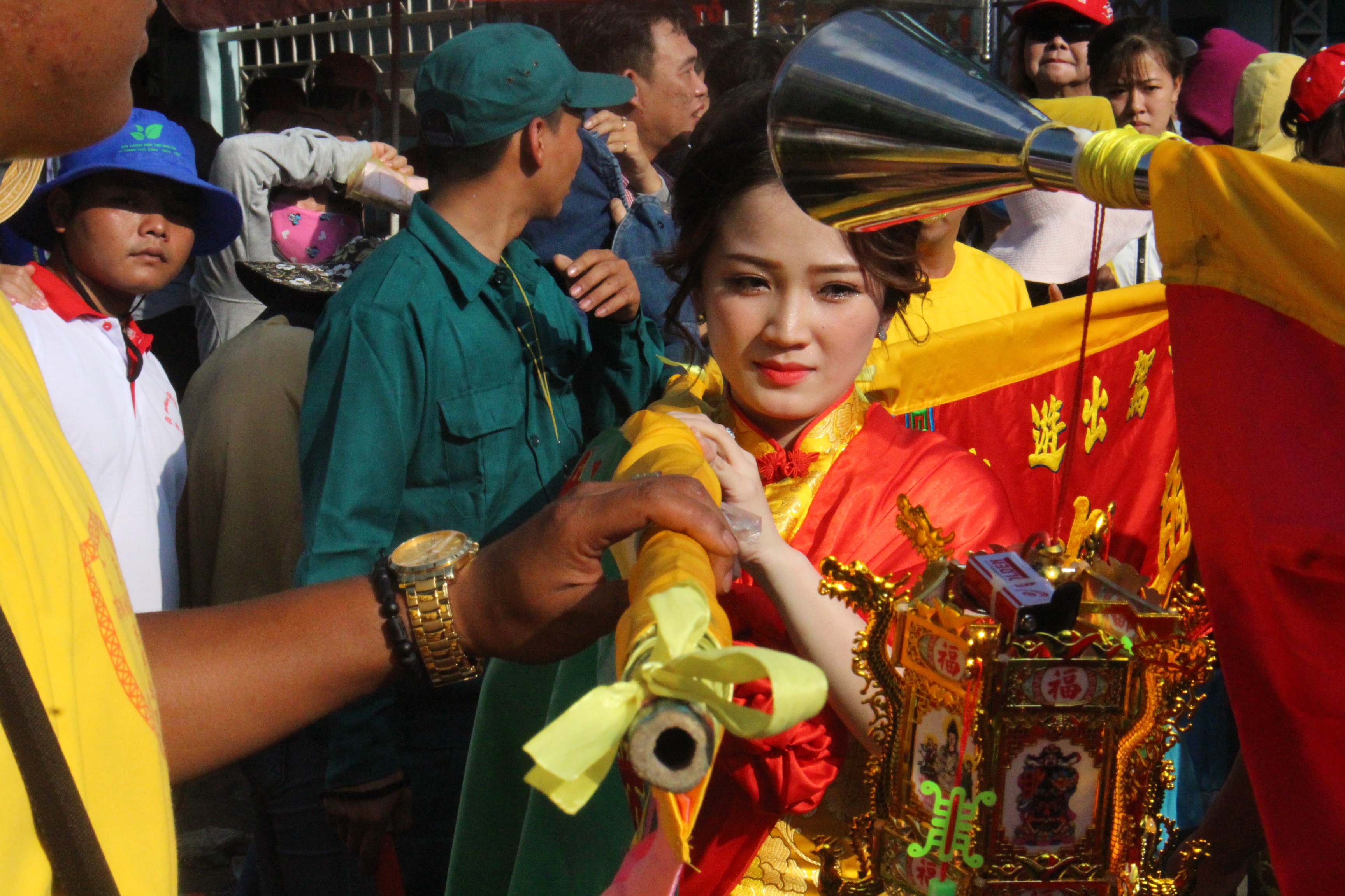 Tin nhanh - 'Biển người' chen lấn xem rước kiệu Bà tại tỉnh Bình Dương (Hình 8).