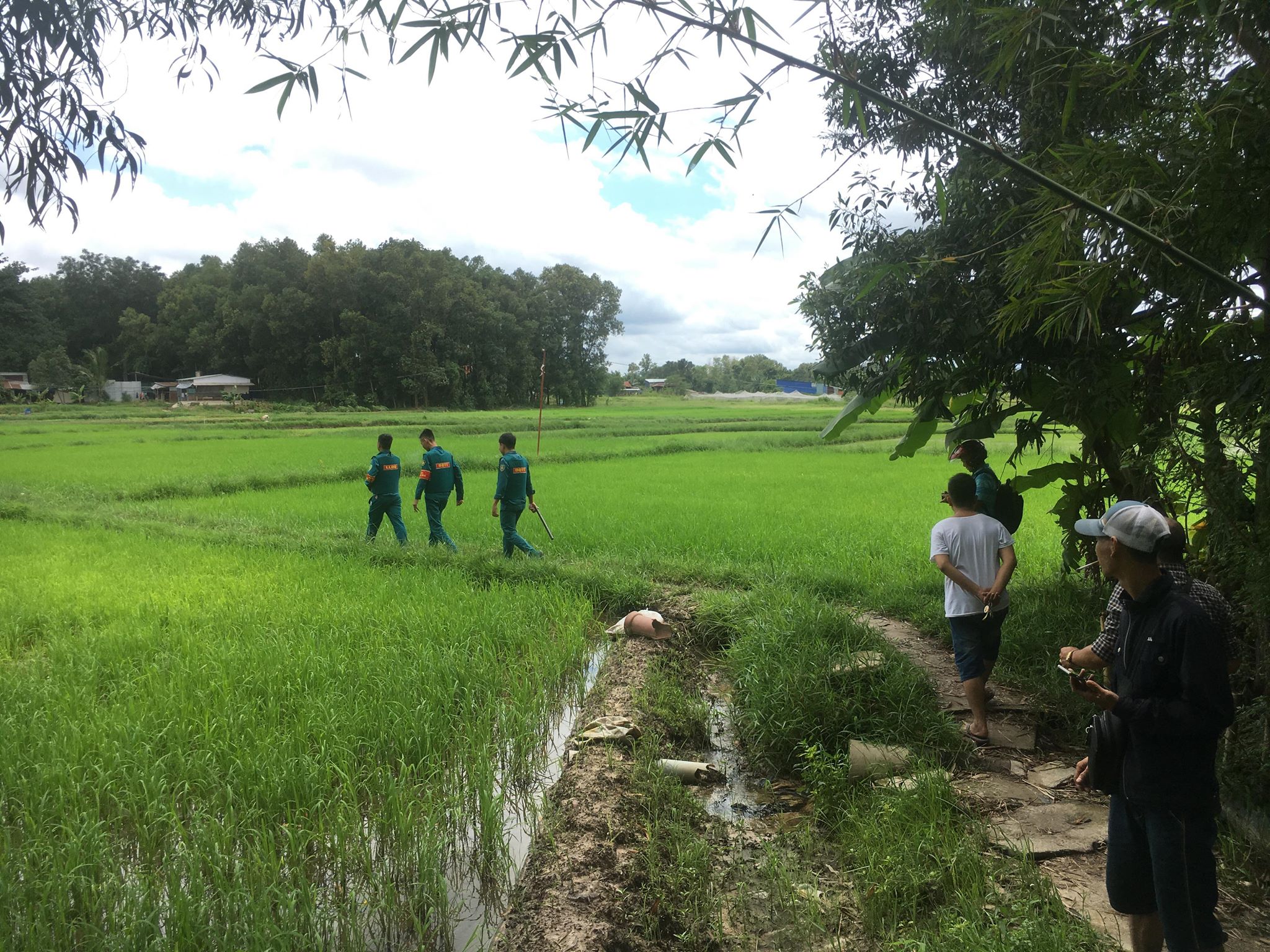 An ninh - Hình sự - Đi thăm lúa, hoảng hốt phát hiện người phụ nữ chết loã thể dưới suối (Hình 2).