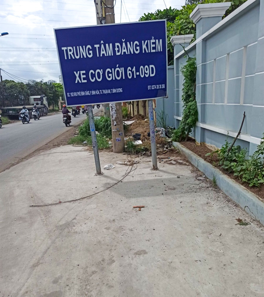 An ninh - Hình sự - Bình Dương: Công an phong toả Trung tâm Đăng kiểm 61-09D (Hình 2).