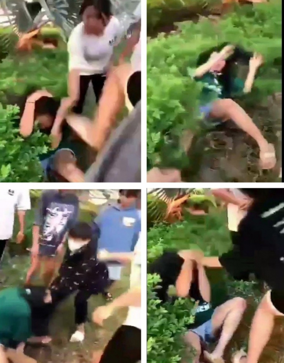 Dân sinh - Bình Phước: Một nữ sinh THCS bị nhóm bạn đánh giữa công viên