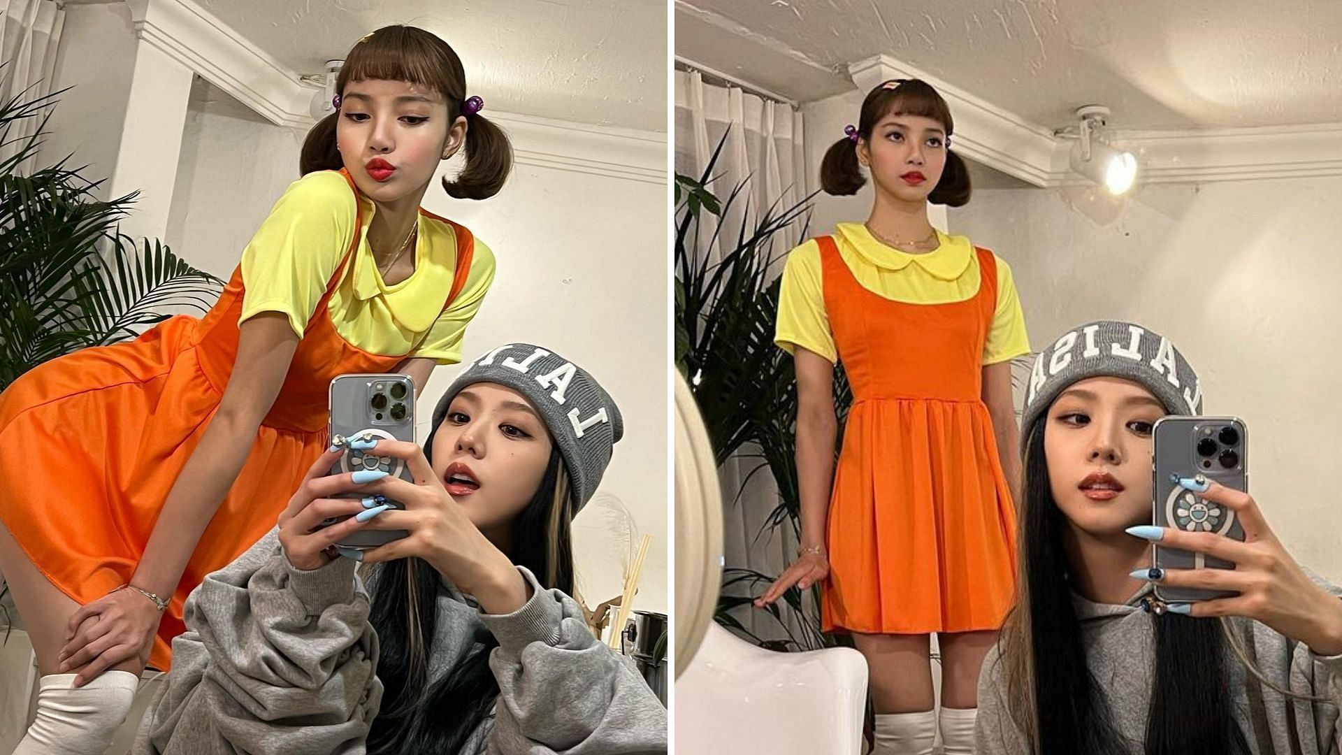 Thích mê - Hóa 'em út' Lisa ngày Halloween, nhan sắc Jisoo khiến netizen mê mẩn