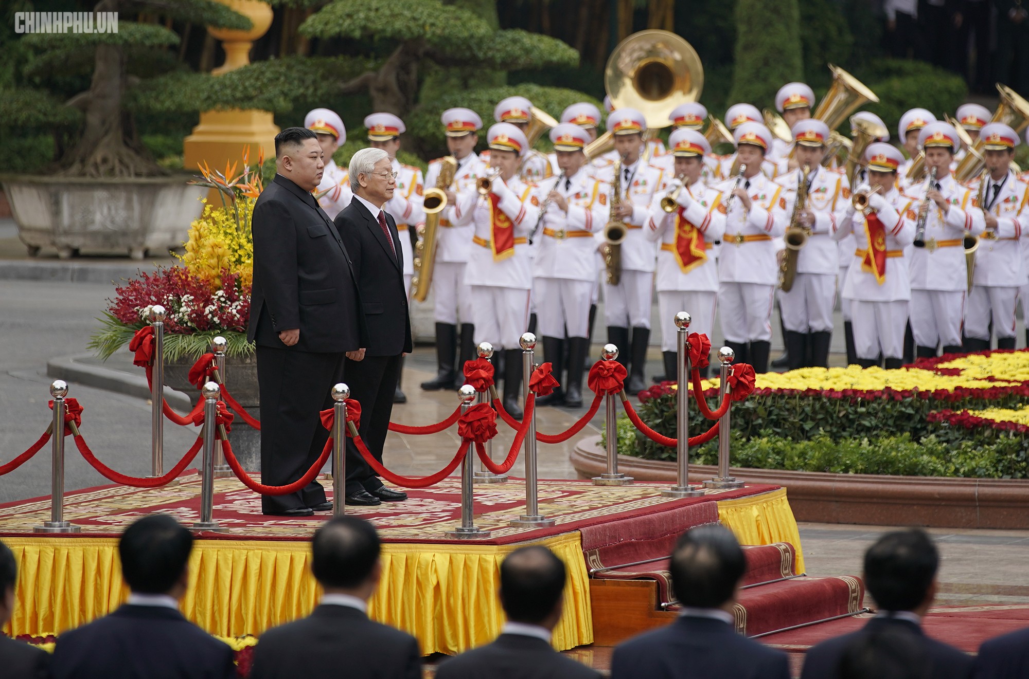 Chính trị - Tổng Bí thư, Chủ tịch nước Nguyễn Phú Trọng đón, hội đàm với Chủ tịch Kim Jong-un (Hình 4).