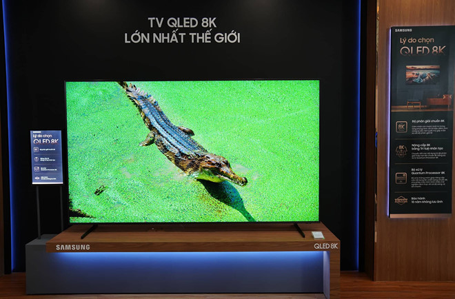 Sản phẩm - TV QLED 8K giá hơn 2 tỷ được Samsung giới thiệu lần đầu tiên tại Việt Nam