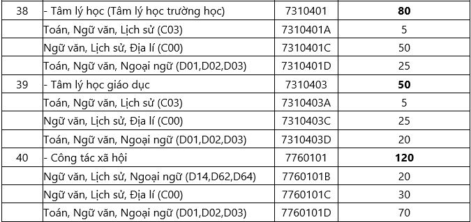 Giáo dục - Tuyển sinh đại học 2019: Chi tiết mã ngành Trường Đại học Sư phạm Hà Nội (Hình 7).