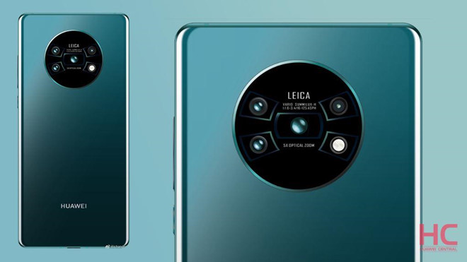 Sản phẩm - Rò rỉ thiết kế cụm camera “tròn xoe” siêu lạ của Huawei Mate 30 Pro
