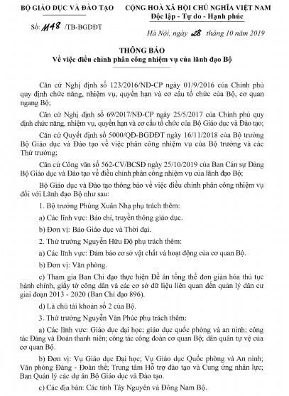 Chính sách - Ông Nguyễn Văn Phúc được giao phụ trách thay cố Thứ trưởng Lê Hải An (Hình 2).