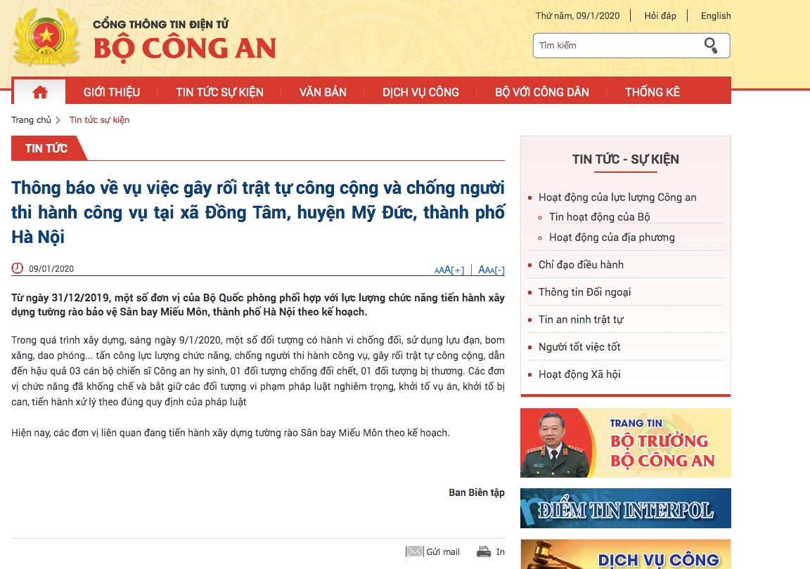 Tin nhanh - Không thể bỏ lỡ: 3 chiến sĩ Công an hy sinh trong vụ gây rối ở Đồng Tâm, Bỏ 580.000 đồng mua cặp bánh chưng trà xanh nhân cá hồi Na Uy