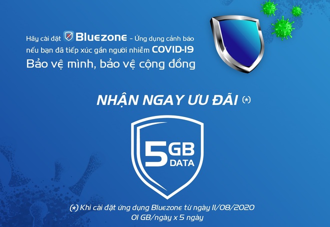 Cuộc sống số - Hướng dẫn cách nhận 5GB data miễn phí khi cài đặt Bluezone