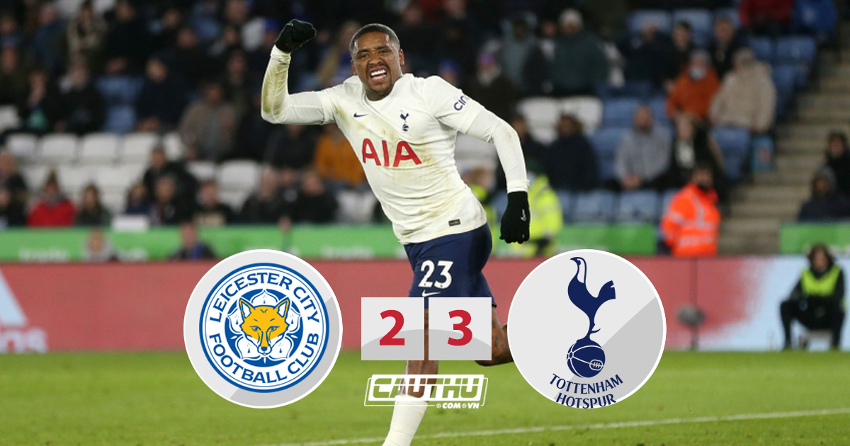 Thể thao - Kết quả Leicester 2-3 Tottenham: Ngược dòng trong 2 phút bù giờ