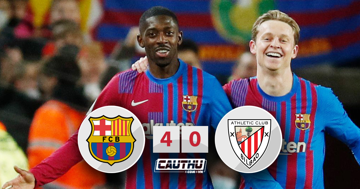 Thể thao - Dembele đi vào lịch sử trong ngày Barca trở lại Top 4