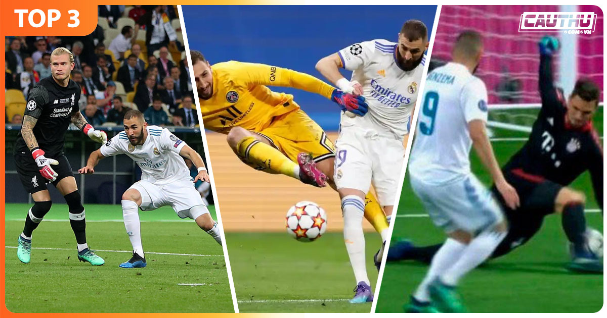 Thể thao - 3 lần Benzema trừng phạt thủ môn đối phương tại Champions League