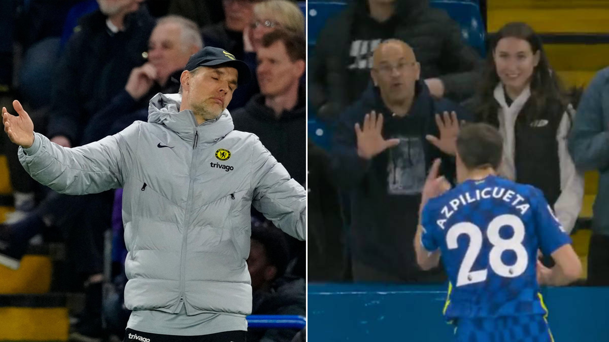 Bóng đá Anh - Tuchel đổ lỗi cho mặt sân, Azpilicueta chửi nhau với fan nhà