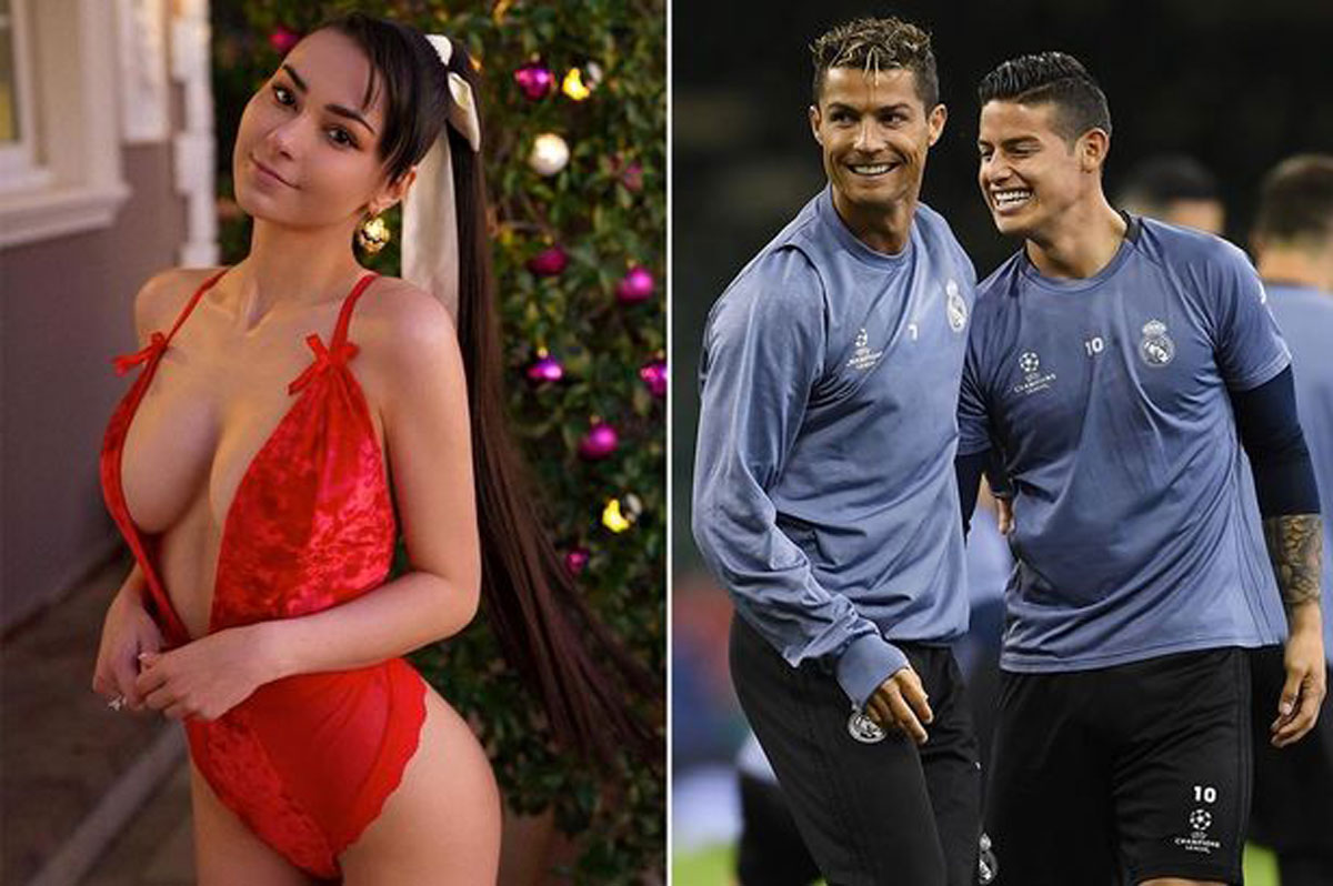 Hậu trường - Ronaldo từng mai mối James với siêu mẫu nội y nóng bỏng