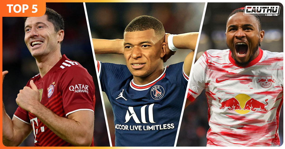 Giải kh&aacute;c - Top 5 cầu thủ đ&oacute;ng g&oacute;p v&agrave;o b&agrave;n thắng nhiều nhất năm 2022