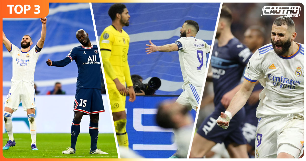 B&oacute;ng đ&aacute; Ch&acirc;u &Acirc;u - 3 lần Real vượt kh&oacute; để v&agrave;o chung kết Champions League m&ugrave;a n&agrave;y