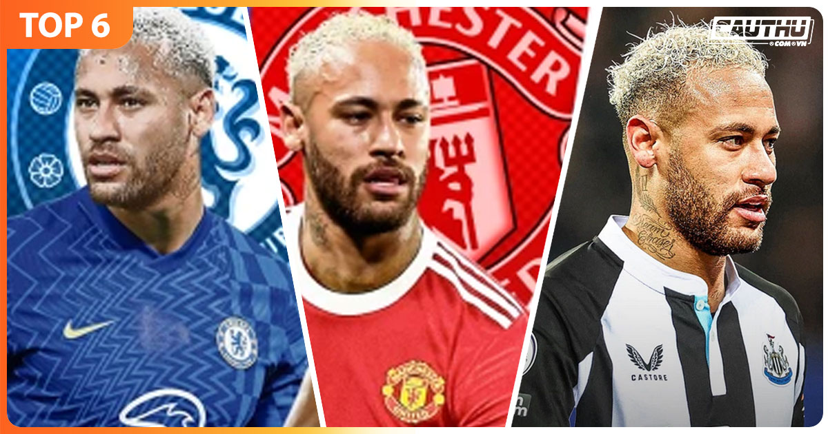 Bóng đá Anh - Top 6 điểm đến tiềm năng tại Premier League cho Neymar nếu rời PSG