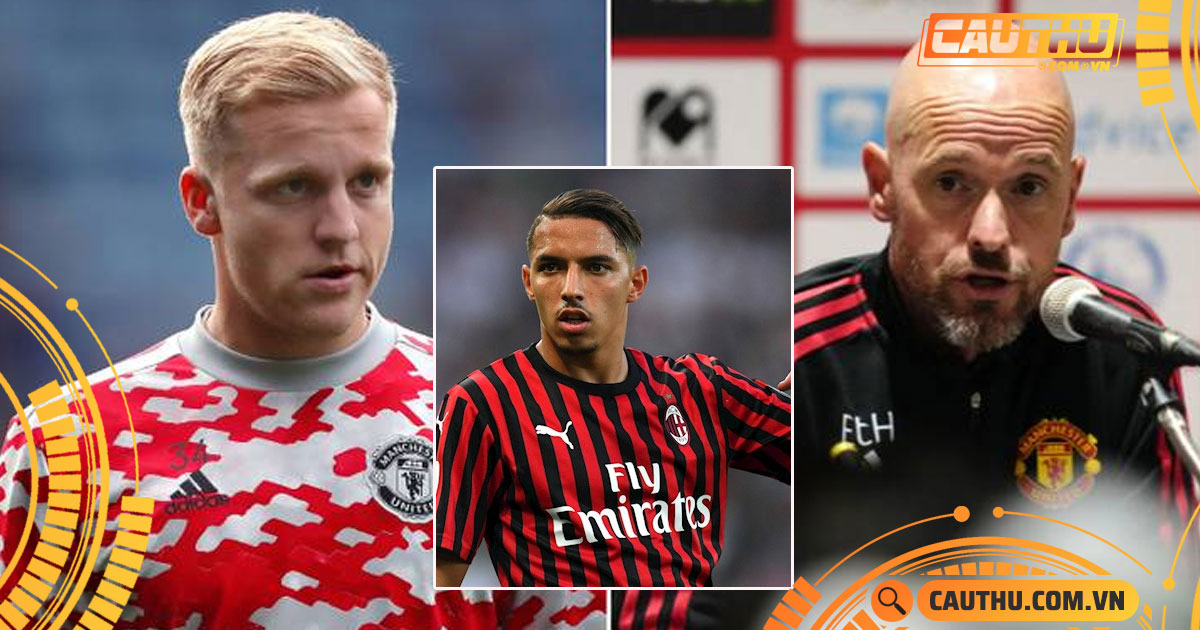 Bóng đá Anh - MU tính đổi Van de Beek lấy sao mới nổi của Milan