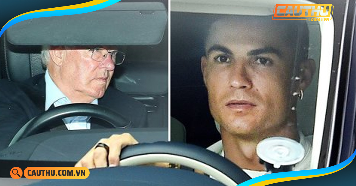 Bóng đá Anh - Ronaldo tới trụ sở MU cùng Mendes và Sir Alex để bàn tương lai