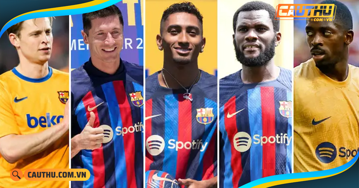 Bóng đá Tây Ban Nha - Top 20 cầu thủ nhận lương cao nhất Barca: De Jong số 1, Lewy số 4