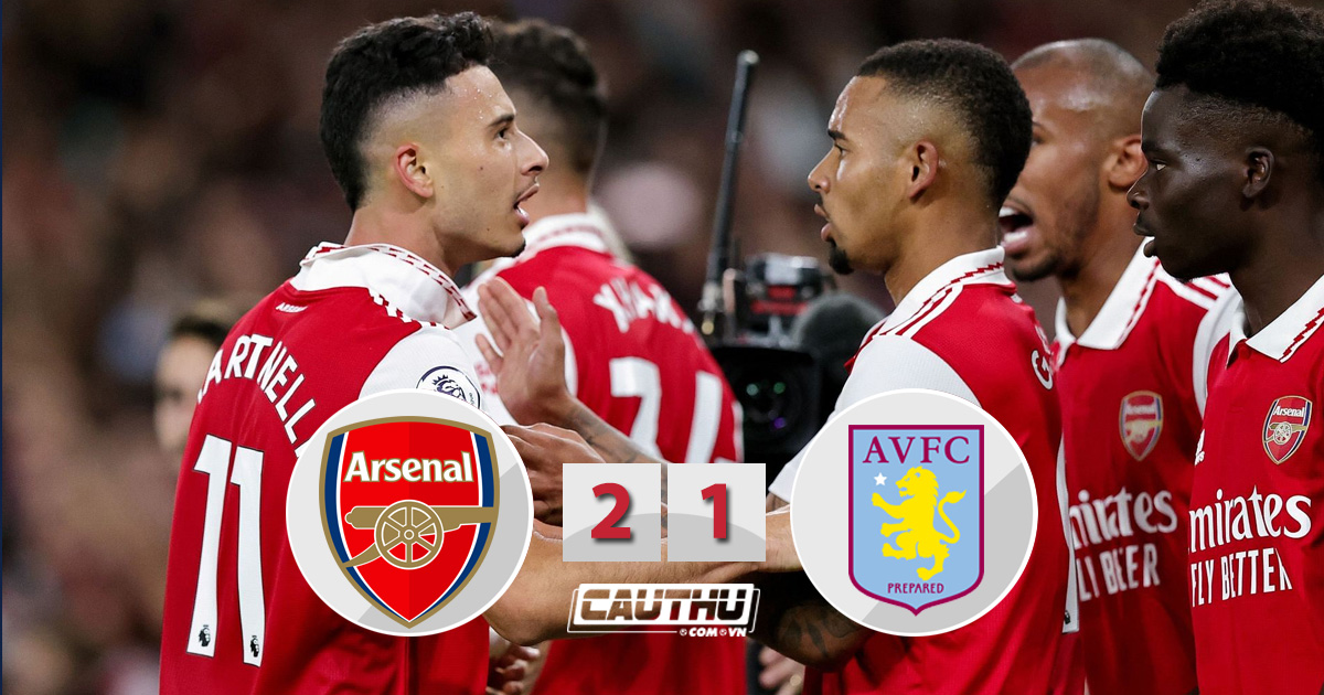 Bóng đá Anh - Song sát Brazil giúp Arsenal toàn thắng, dẫn đầu Premier League