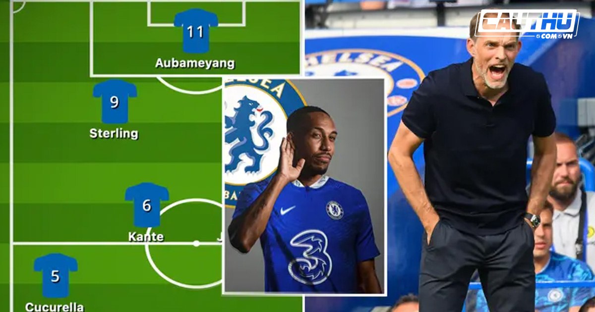 Bóng đá Anh - 3 cách xếp đội hình của Chelsea với Aubameyang