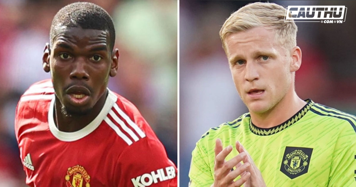 Bóng đá Anh - Van de Beek phát cáu vì Pogba được ưu ái hơn mình tại MU