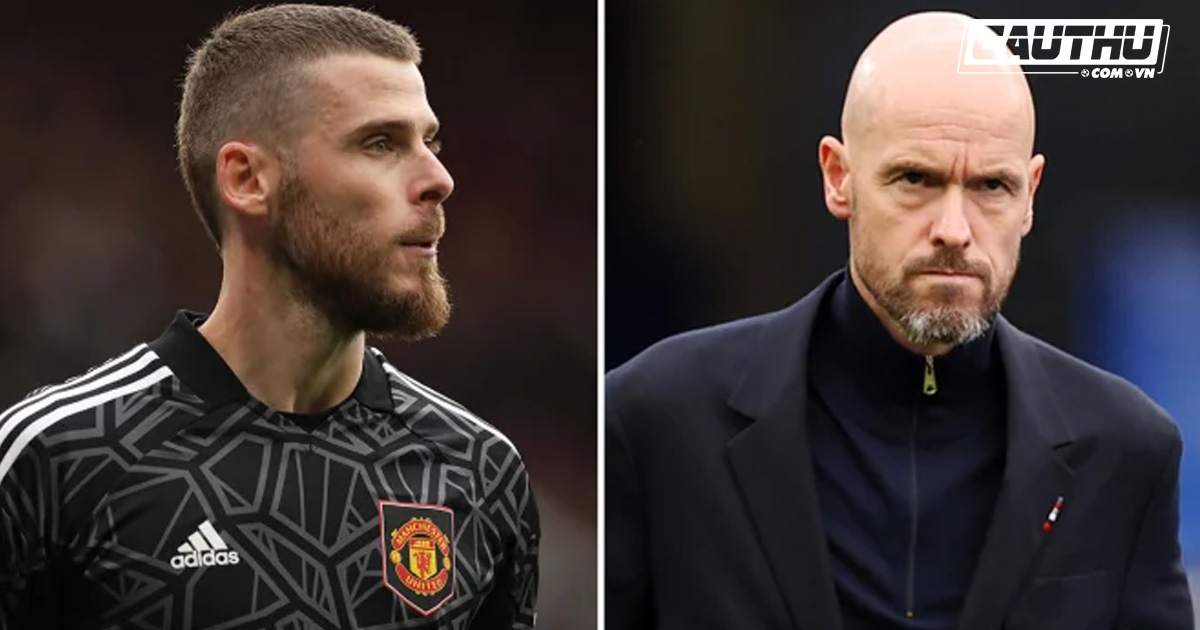 Bóng đá Anh - Ten Hag phủ nhận việc gia hạn với De Gea