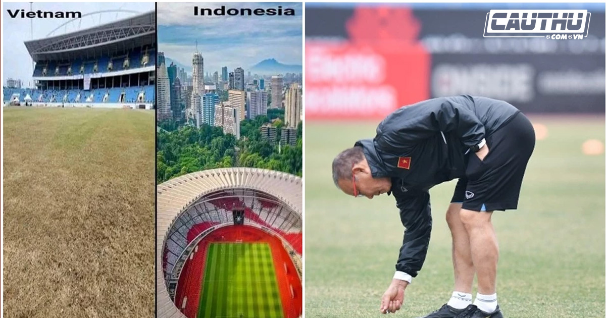 Giải khác - Báo Indonesia chê bai mặt cỏ sân Mỹ Đình