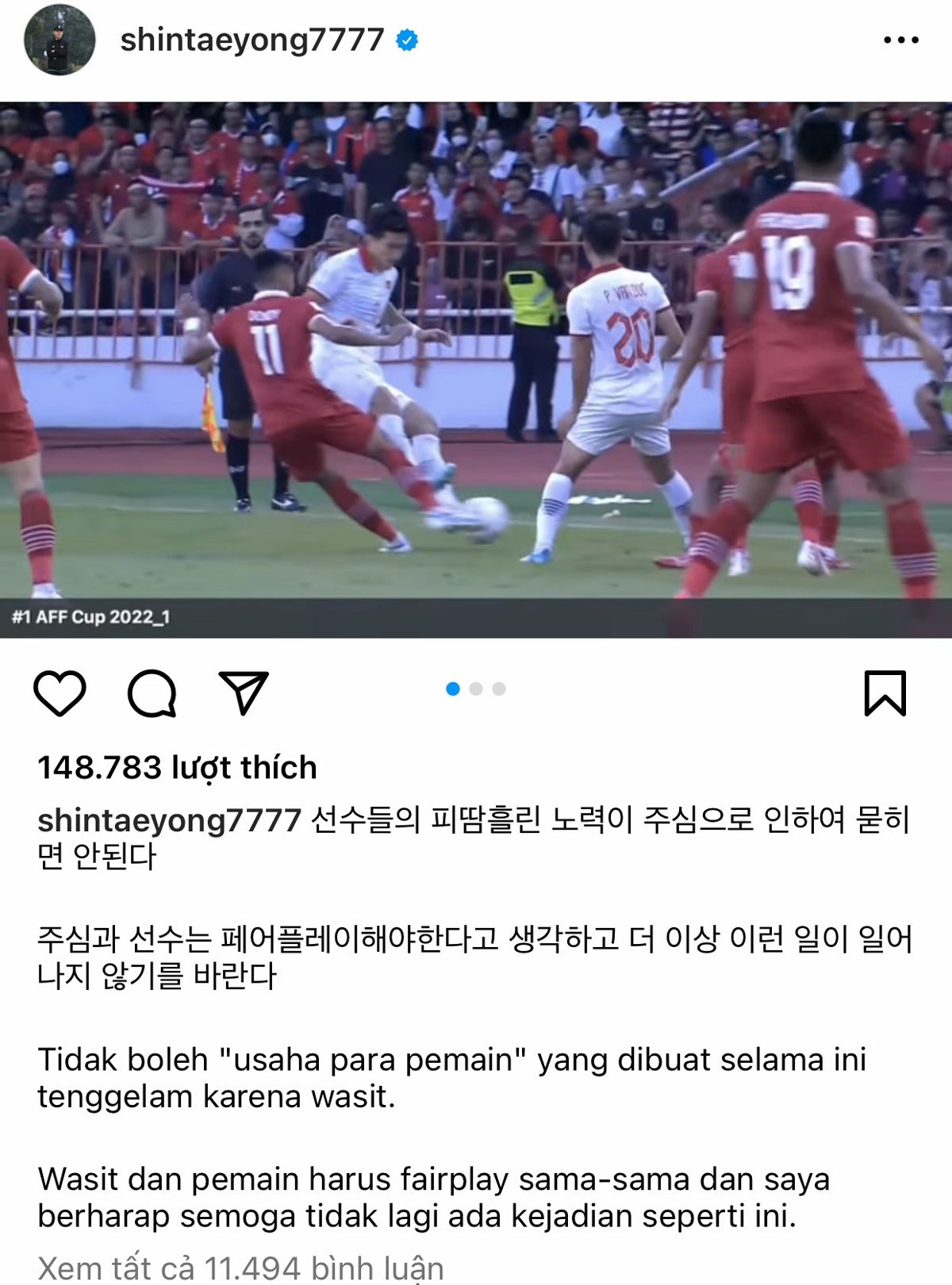Giải khác - Văn Hậu & màn đáp trả thú vị với HLV Shin Tae-yong (Hình 2).