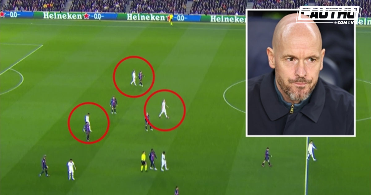 Bóng đá Châu Âu - Ten Hag đã làm gì để phá bỏ chiến thuật 'khóa Rashford' của Barca?