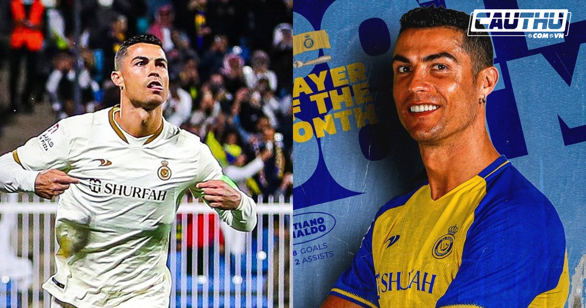 Giải khác - Ronaldo có giải thưởng cá nhân đầu tiên tại Saudi Arabia