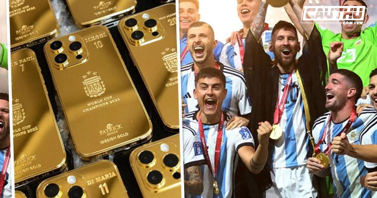 Hậu trường - Messi mua 35 chiếc iPhone vàng tặng cả ĐT Argentina