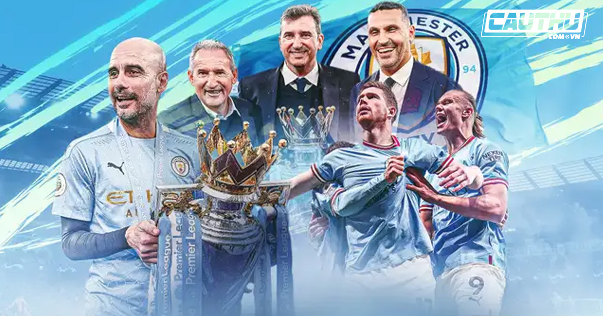 Bóng đá Anh - Man City thống trị Premier League không phải chỉ nhờ tiền