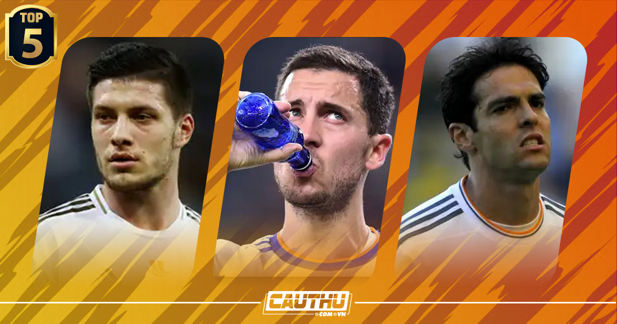 Bóng đá Tây Ban Nha - Hazard, Kaka và top 5 bản hợp đồng tệ nhất của Real Madrid