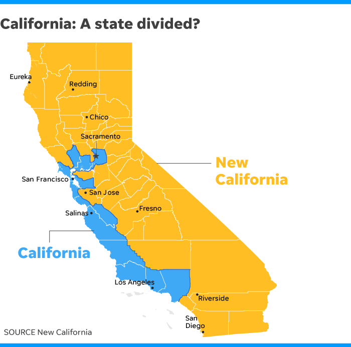 Tiêu điểm - Đằng sau hoạt động của nhóm người muốn Mỹ có thêm bang mới mang tên New California