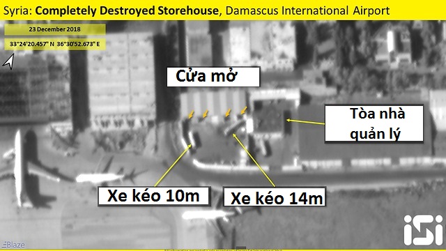 Quân sự - Ảnh vệ tinh hé lộ tổn thất nặng nề của Syria sau khi bị Israel không kích