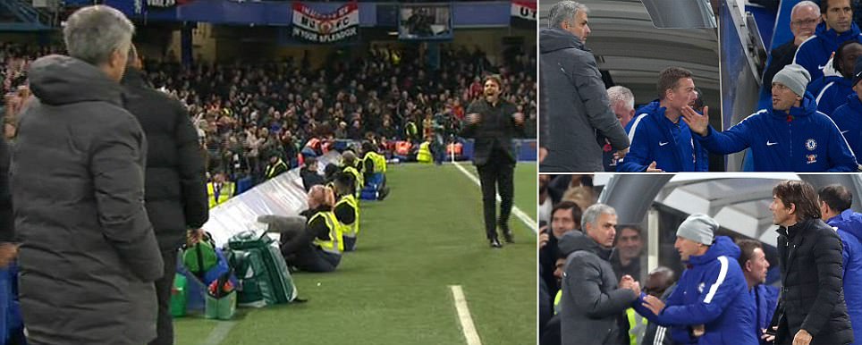 Bóng đá Quốc tế - Conte tránh bắt tay Mourinho: 'Chỉ cần tôn trọng trên sân cỏ'