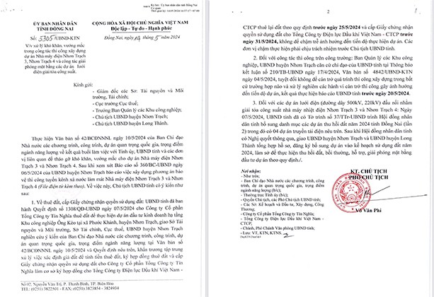 Kinh tế vĩ mô - Đồng Nai: Tháo gỡ khó khăn vướng mắc Dự án Nhà máy điện Nhơn Trạch 3 và 4 (Hình 2).