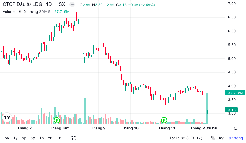 Tài chính - Ngân hàng - Cổ phiếu LDG bất ngờ khớp lệnh kỷ lục gần 38 triệu đơn vị