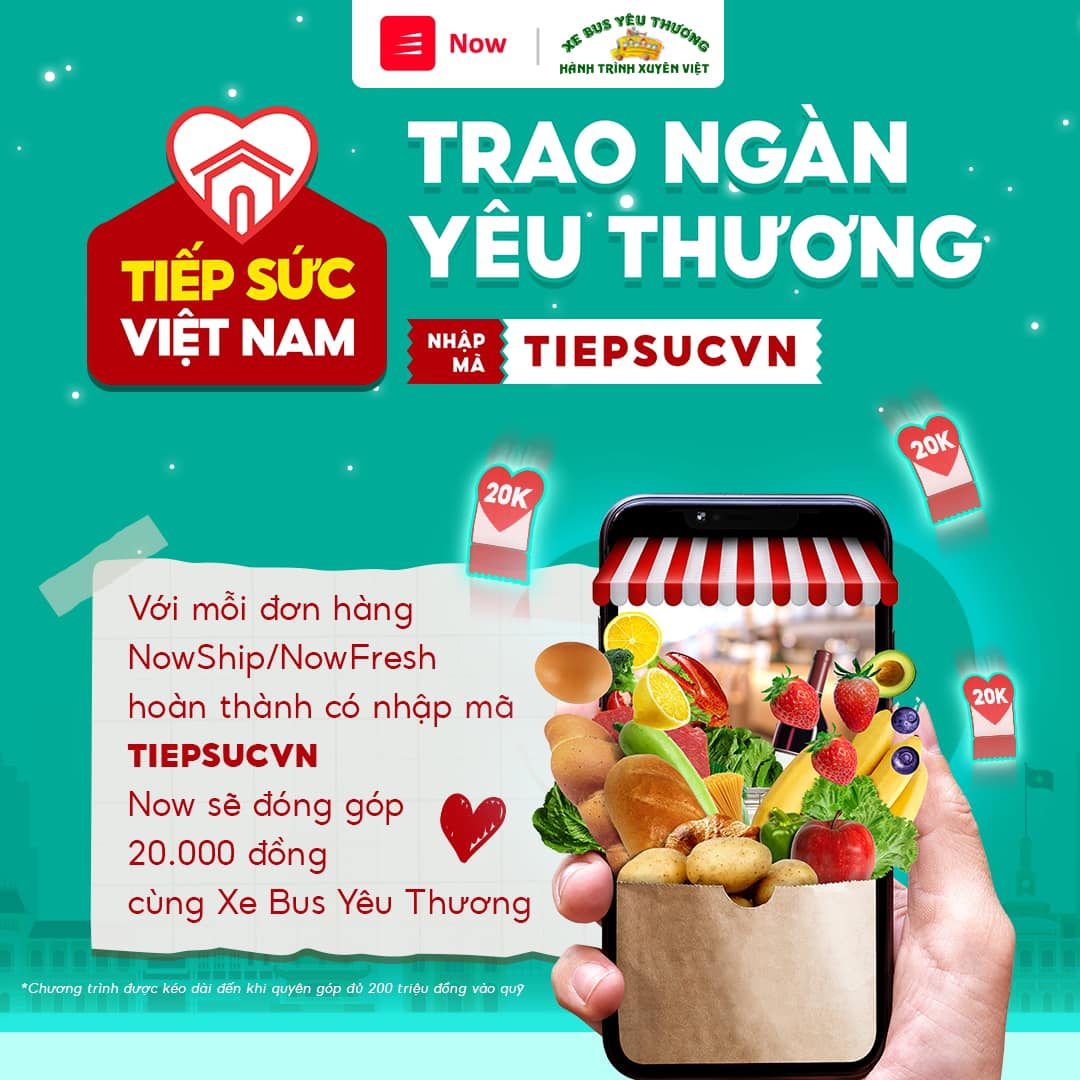 Kết nối - Now mang 2.000 phần quà hỗ trợ các hoàn cảnh khó khăn trong dịch COVID