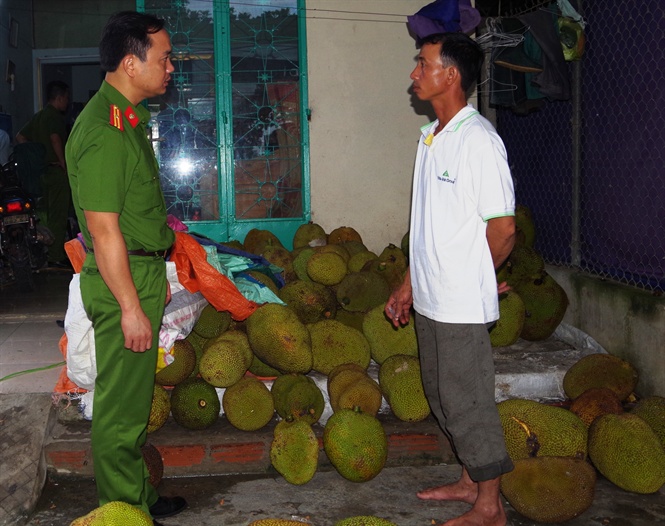 An ninh - Hình sự - Hà Nam: Bắt quả tang cơ sở bơm hóa chất vào hoa quả