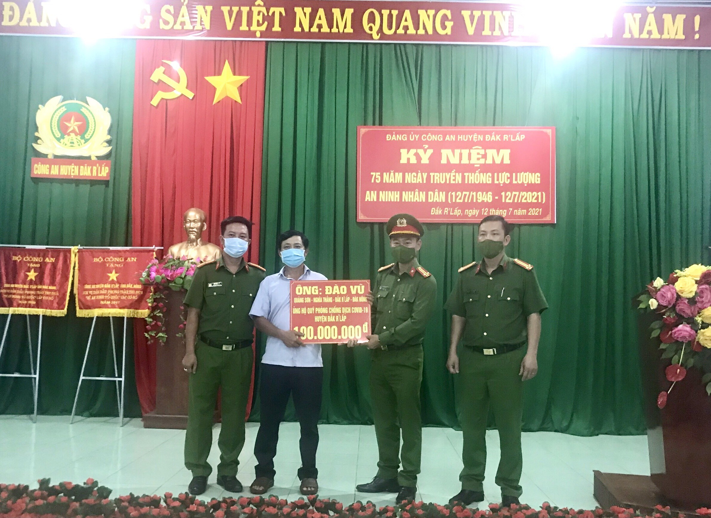 Dân sinh - Công an Đắk Nông góp sức đẩy lùi dịch Covid-19 (Hình 3).